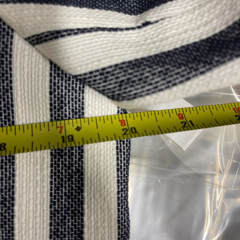 LOFT Nautical Navy and White Striped Women's Blazer - Picture 8 of 8